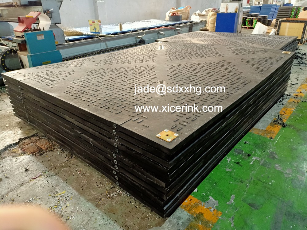 UHMWPE ground protection mats keep production everyday