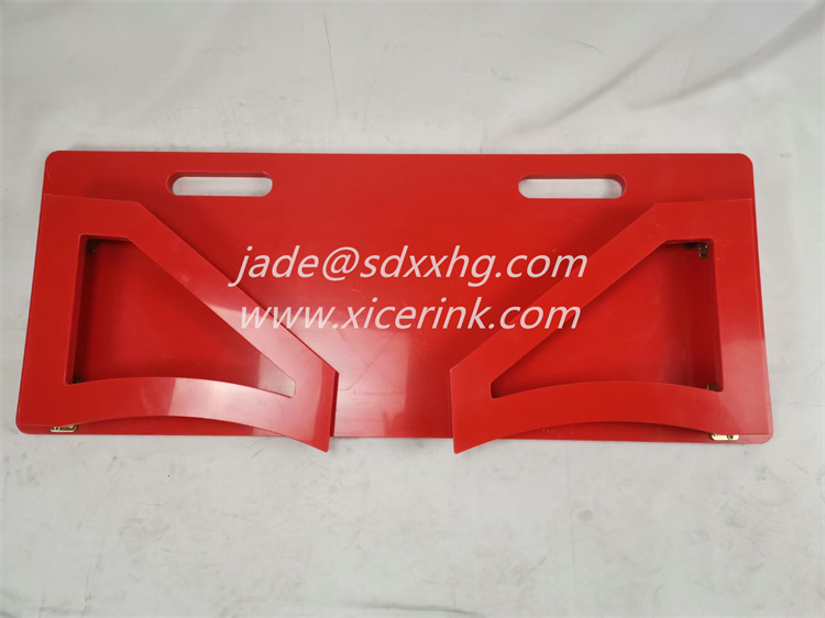 red hdpe soccer rebound board football rebounder plate