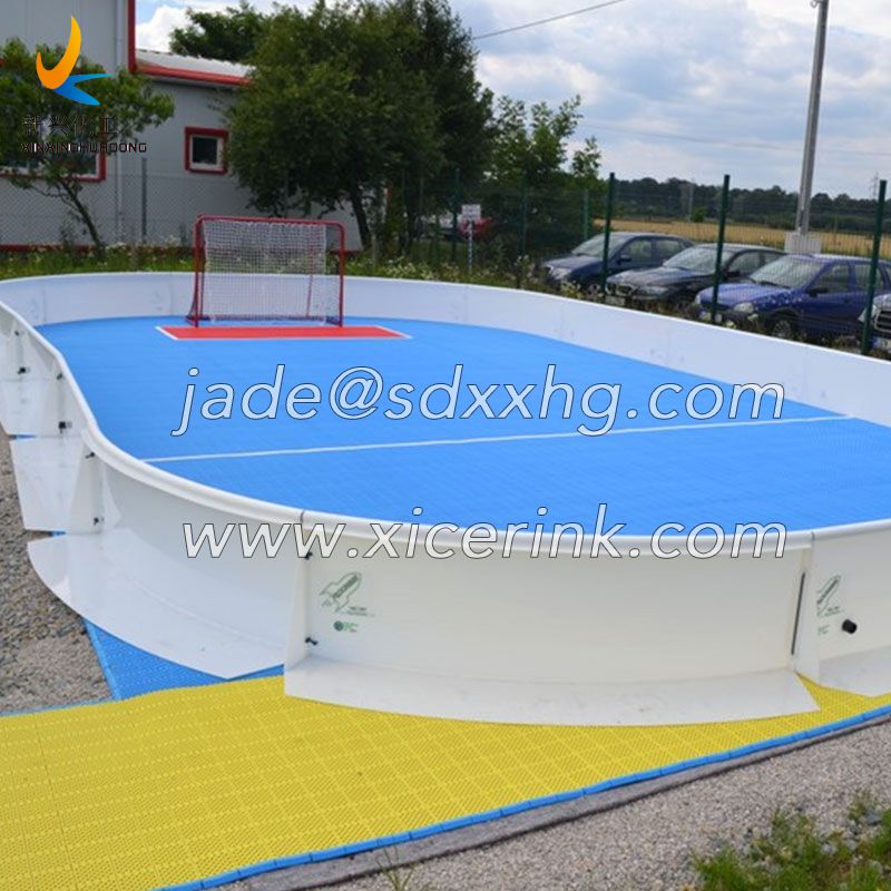 20x40m ice hockey floorball rink board