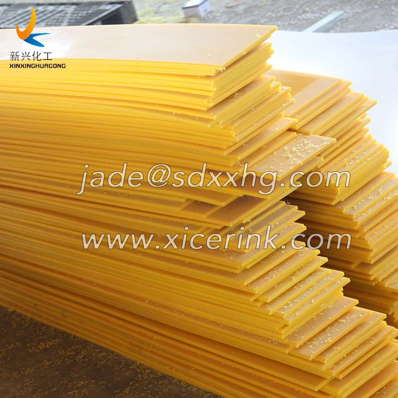 Yellow HDPE Sheet for Dasher Boards