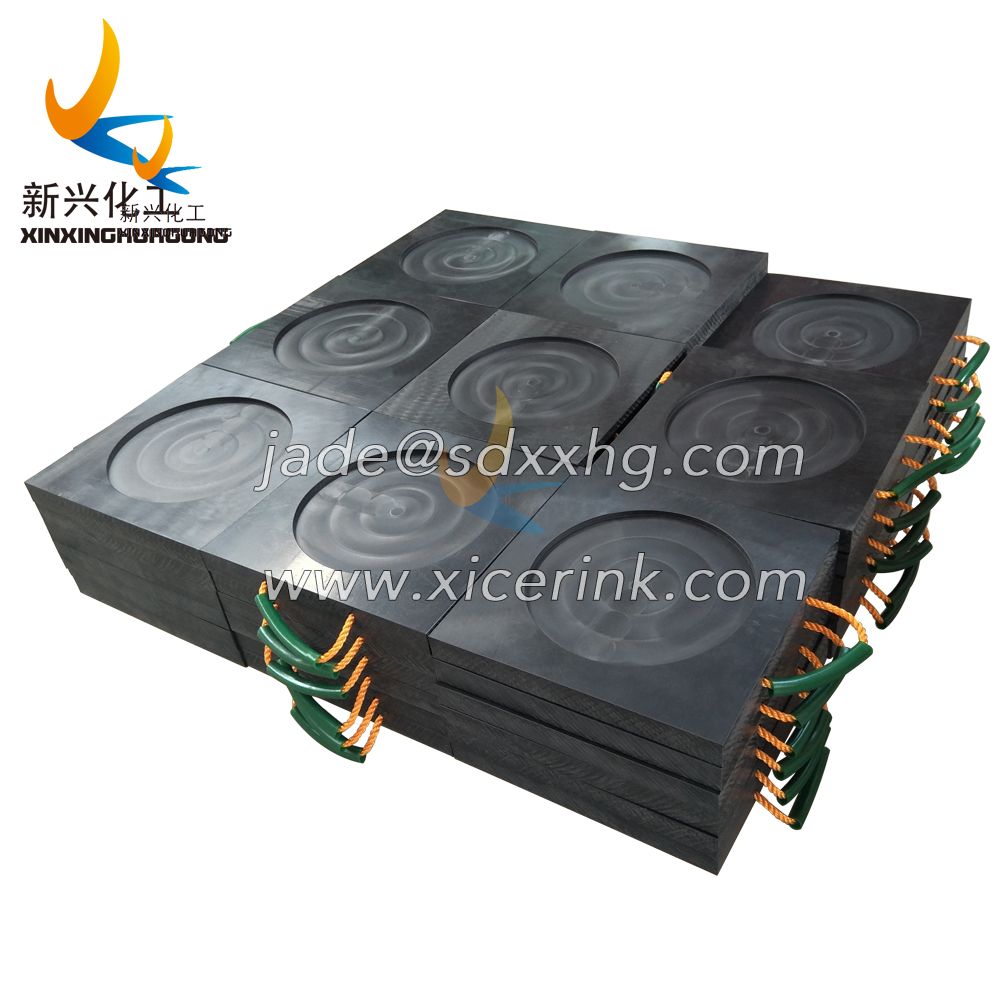 UHMWPE Outrigger Pads Crane Pads Plastic Cribbing