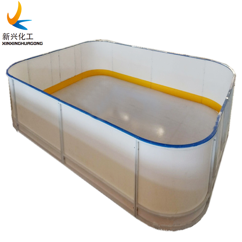 UHMWPE Synthesis of Ice, PE Hockey Shooting Board, Plastic Ice Rink Barrier Factory China