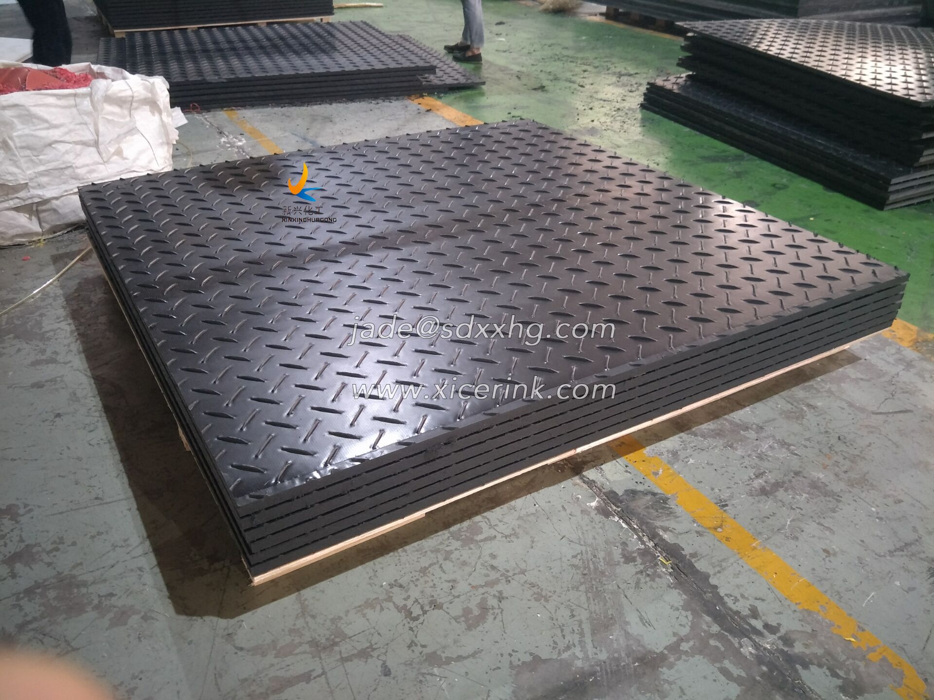 HDPE Plastic Ground Protection Mats And Heavy Duty Mud Ground Mat