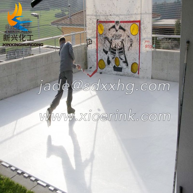 Cheap outdoor Self Lubricating 8X4 Uhmwpe China Rink Synthetic Ice skating boards