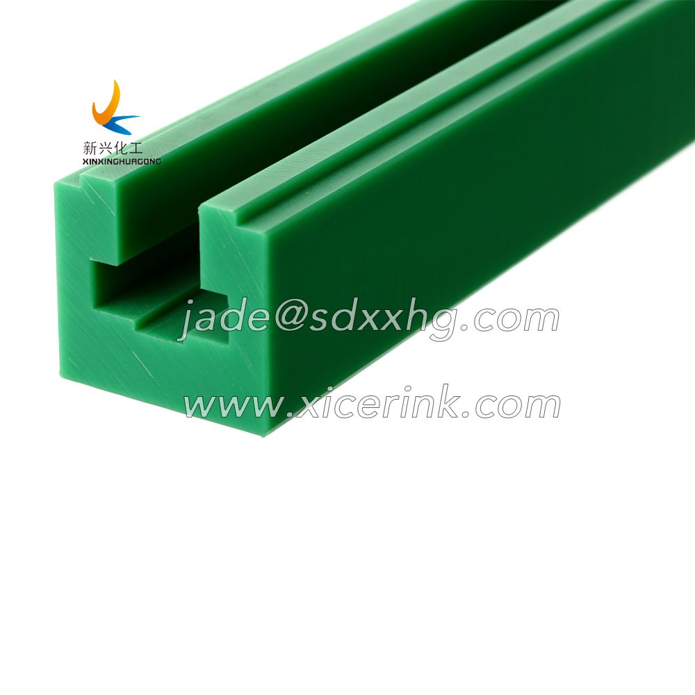 UHMW PE polyethylene wear resistance green wear strip