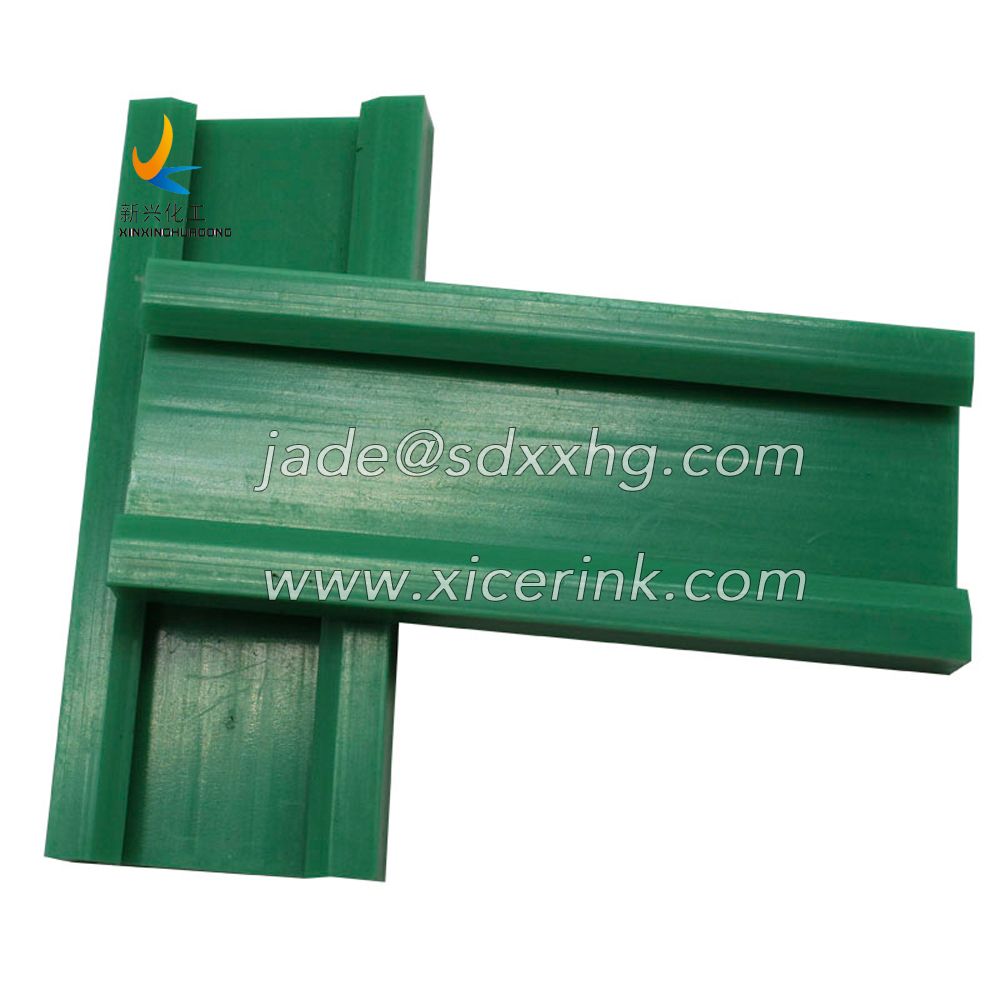 UHMW PE polyethylene wear resistance green wear strip