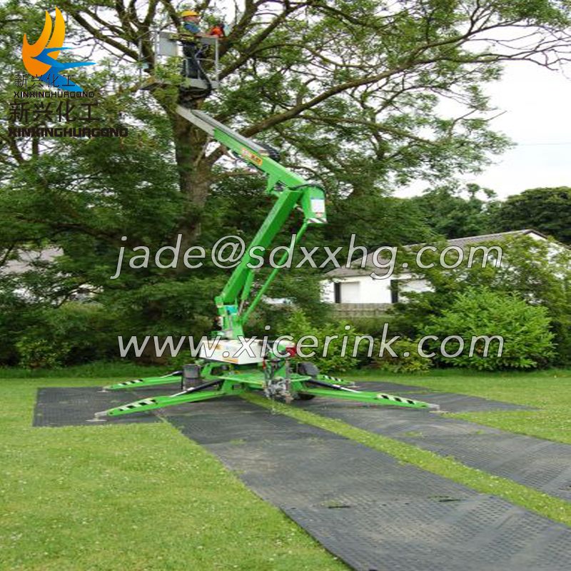 4x8 plastic uhmwpe temporary Heavy duty construction track road mat hdpe ground protection mat