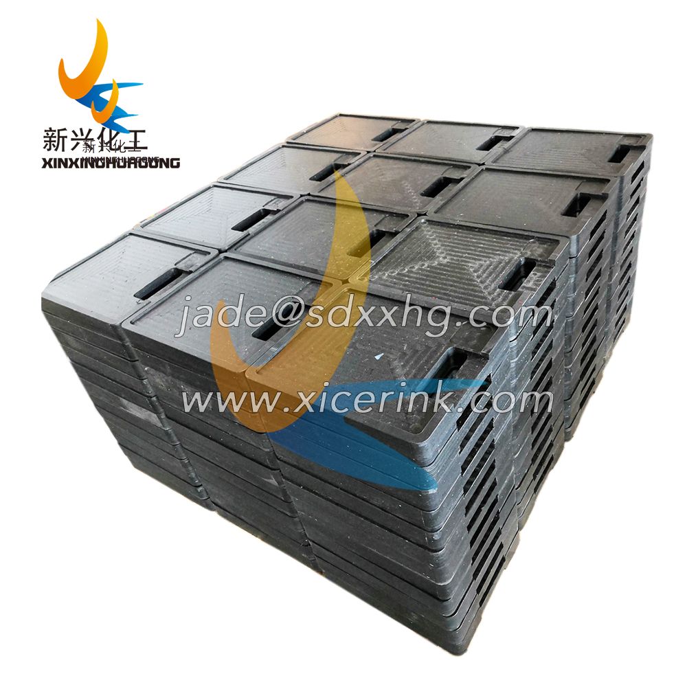 Manufacture of china 40mm 50mm 60mm uhmwpe outrigger pads for crane