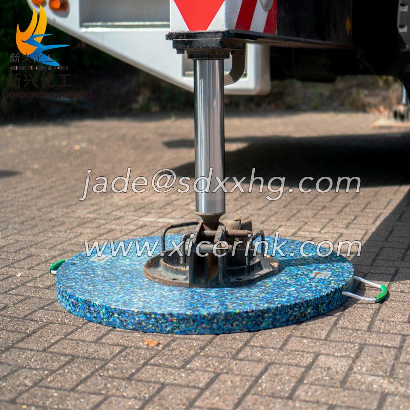 new design outrigger jack pads for heavy crane crane mats outrigger pads ground mats hdpe