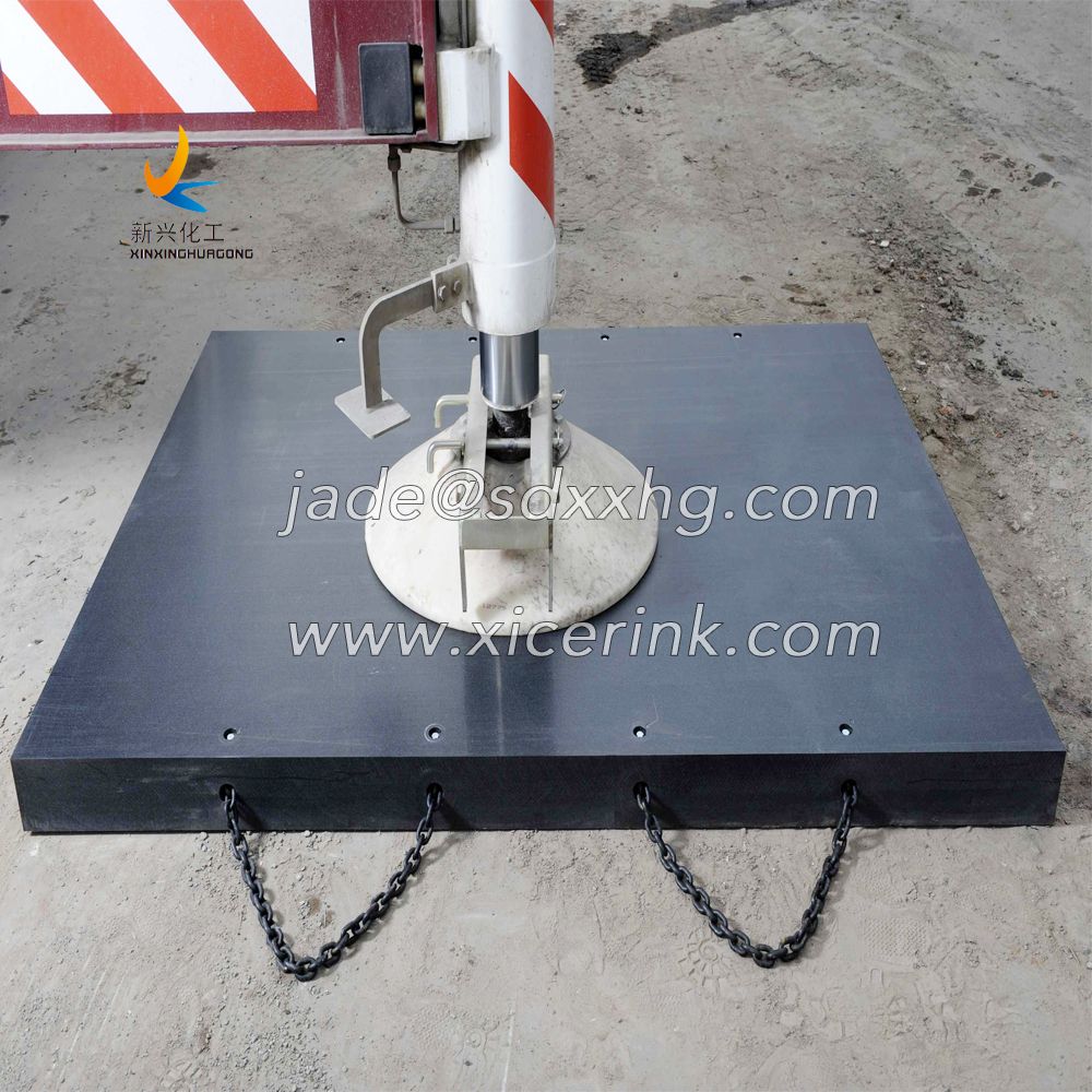 Tough and durable UHMW crane pads