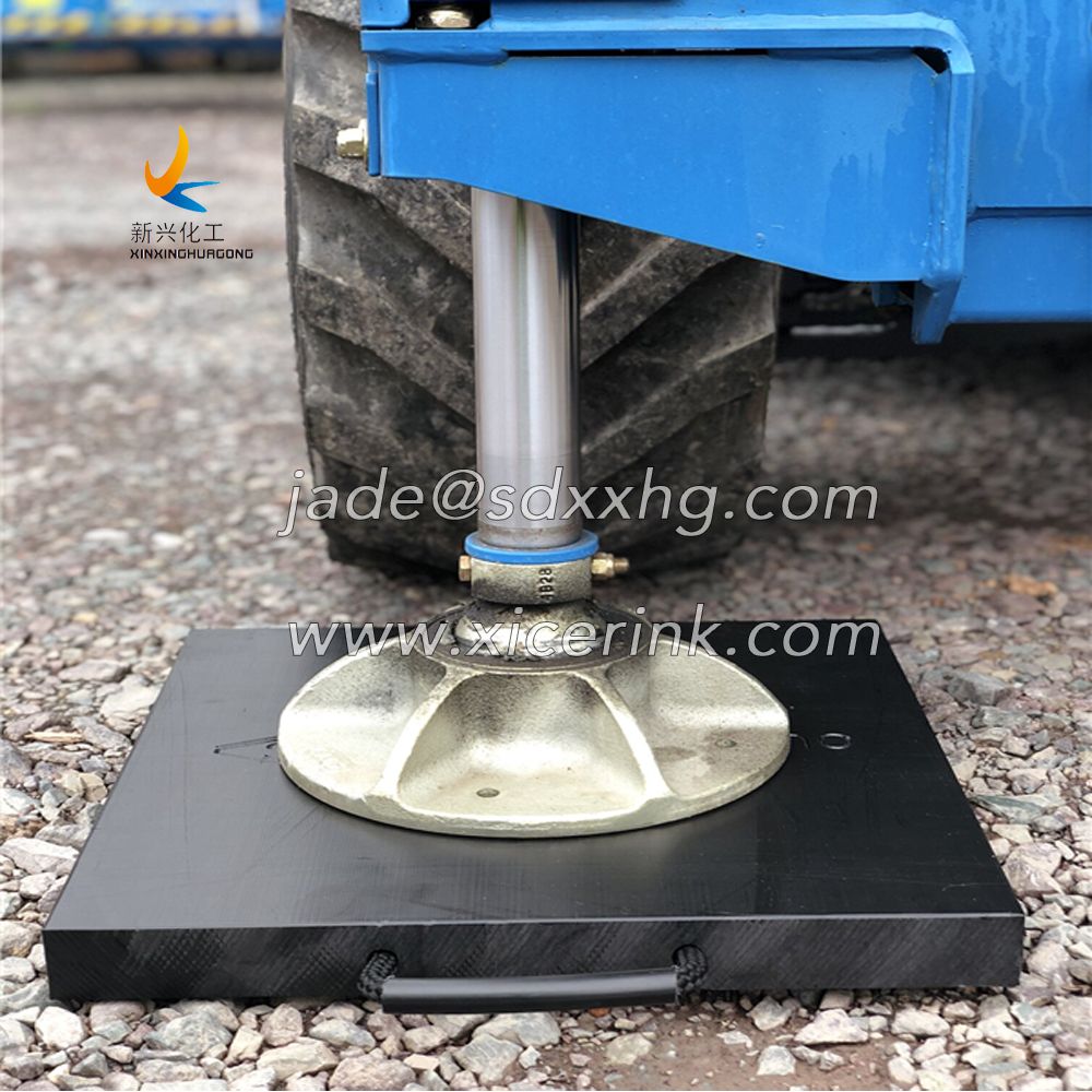 crane block HDPE plate UHMWPE crane outrigger pads