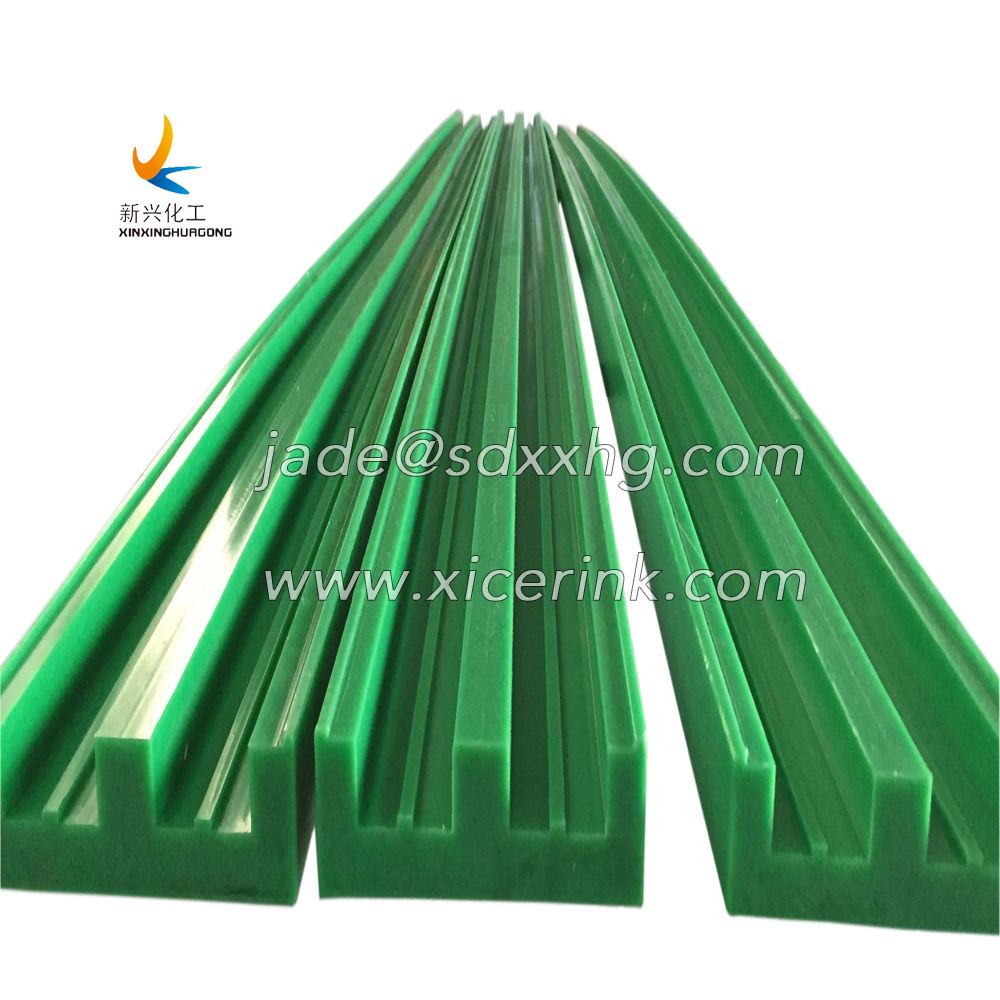 UHMWPE plastic Dust-proof linear guide rail and Carriage for Damper nylon guide rail