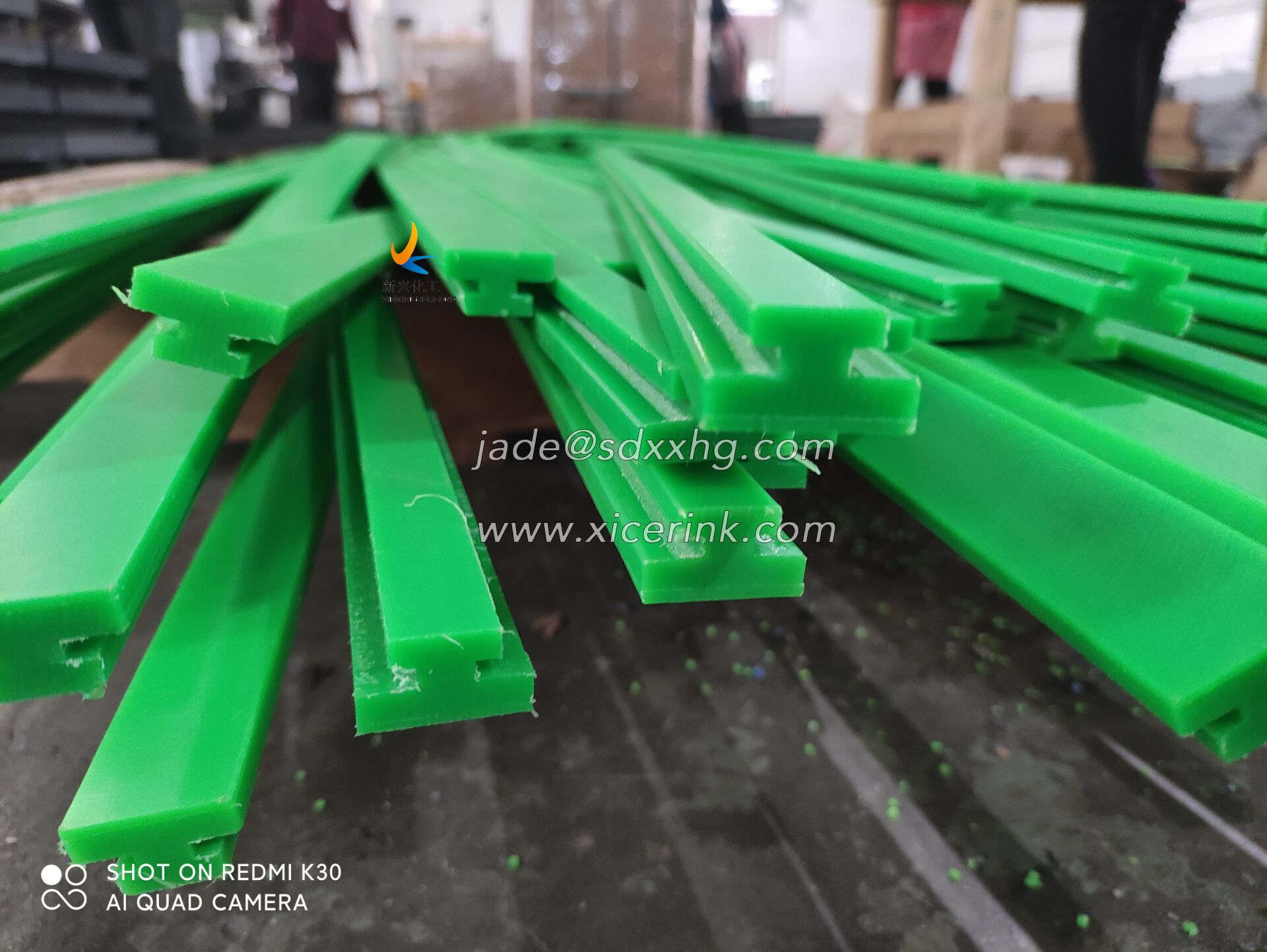 UHMWPE plastic Dust-proof linear guide rail and Carriage for Damper nylon guide rail