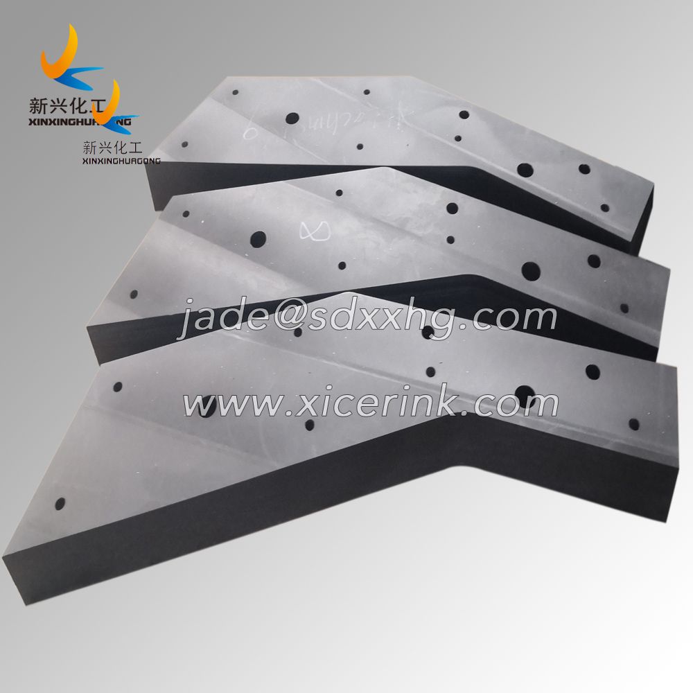 Abrasion Resistant White UHMW-PE Machine Part,Solid Plastic Blocks