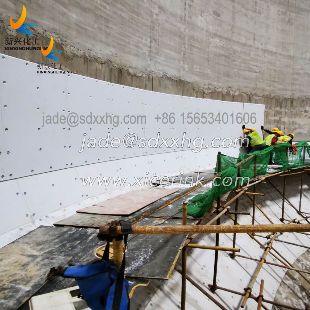 Polymer polyethylene wear-resistant lining board for coal chute