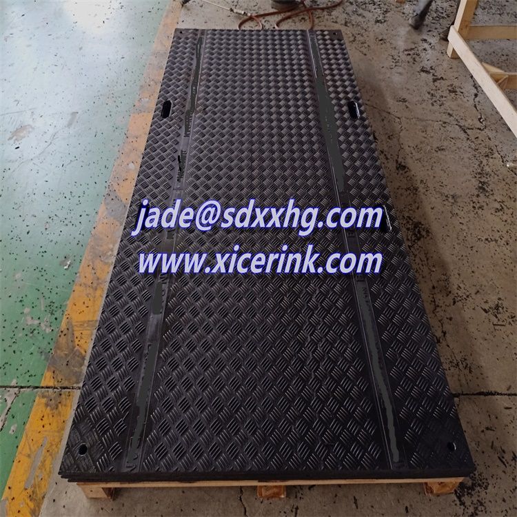 Temporary Grass Protection Carpet Mat/Plastic Road Plate Plastic Tear Drop Plate/Portable Access Mat HDPE, HDPE Good Road Plate