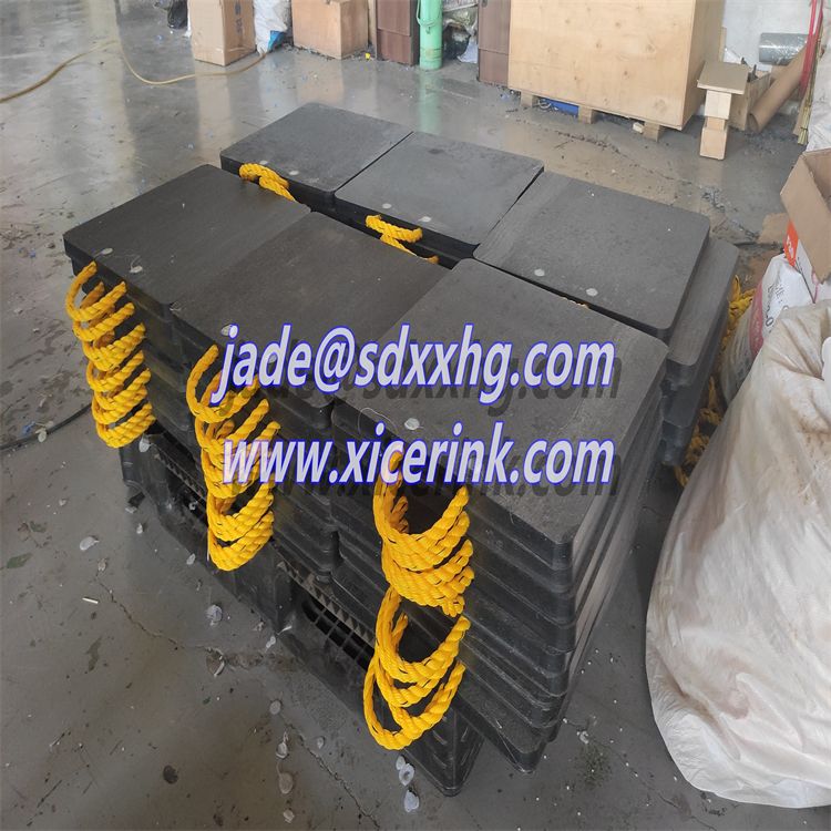 crane block HDPE plate UHMWPE crane outrigger pads