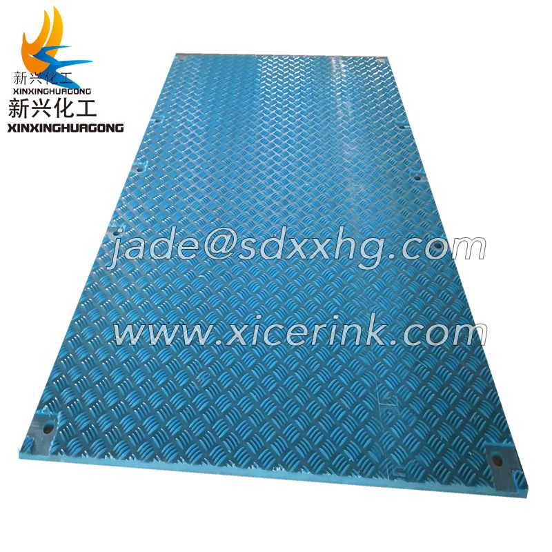 Black Color HDPE Track Mat /UHMWPE Heavy Duty Ground Protection Mats/Heavy Duty Road Mats