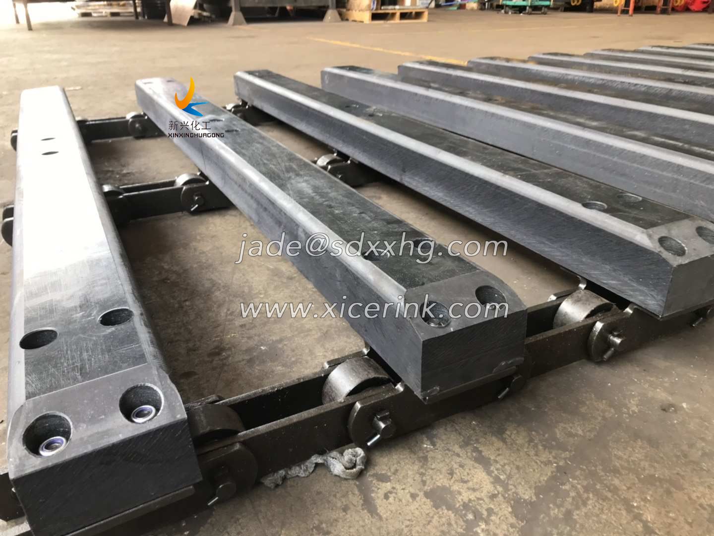Amphibious Excavator Undercarriage UHMWPE Track plate UHMWPE palte track