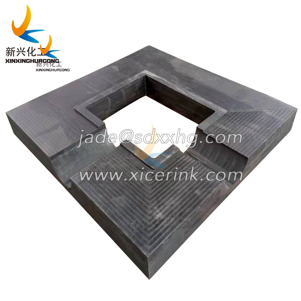 Neutron shielding UHMW PE sheet 5% Boron Content Borated Polyethylene sheet