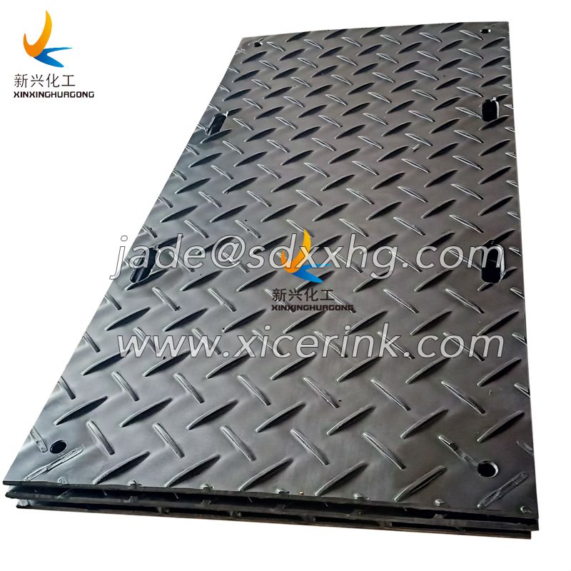 Good trackway mats HDPE ground mat heavy duty access road mats