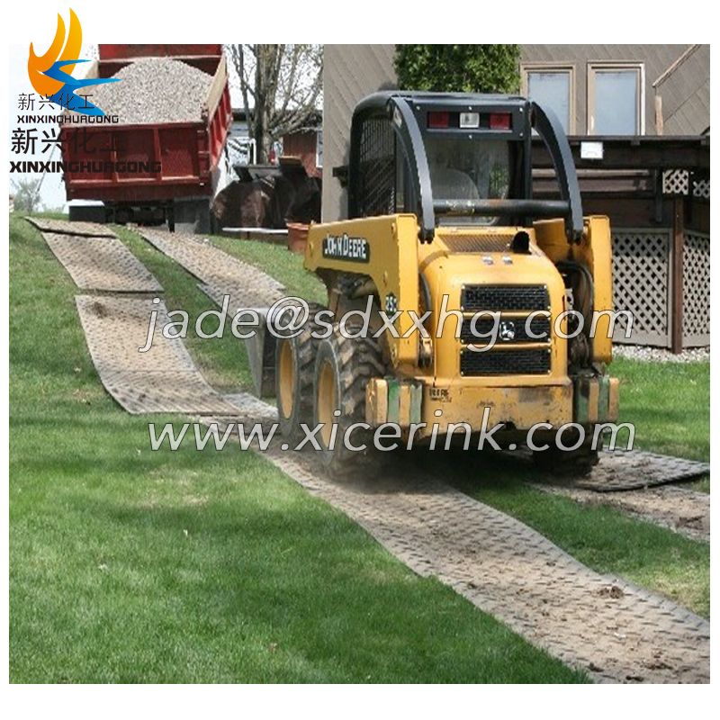 Anti Slip Fire-Resistant Rubber Flooring hdpe ground protection mats