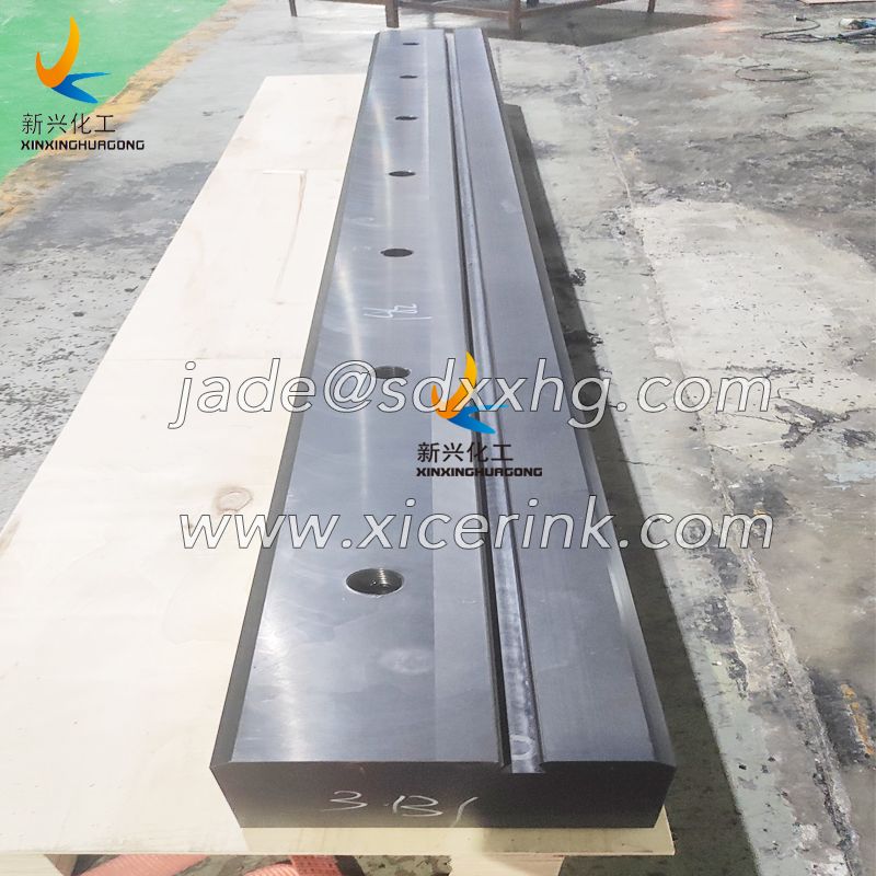 UHMW T slot Chain guide rail Wear strip Sliding guides for conveyor