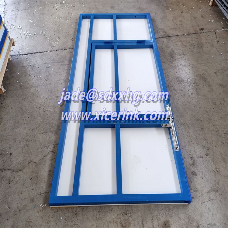 HDPE dasher board steel tube ice rink dasher board