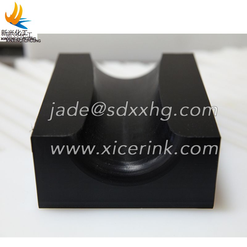 Blue UHMWPE Machine Parts Good Wear Resistance Block