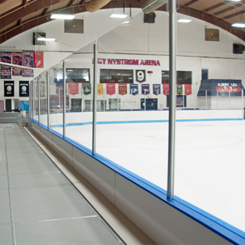 ice rink dasher board