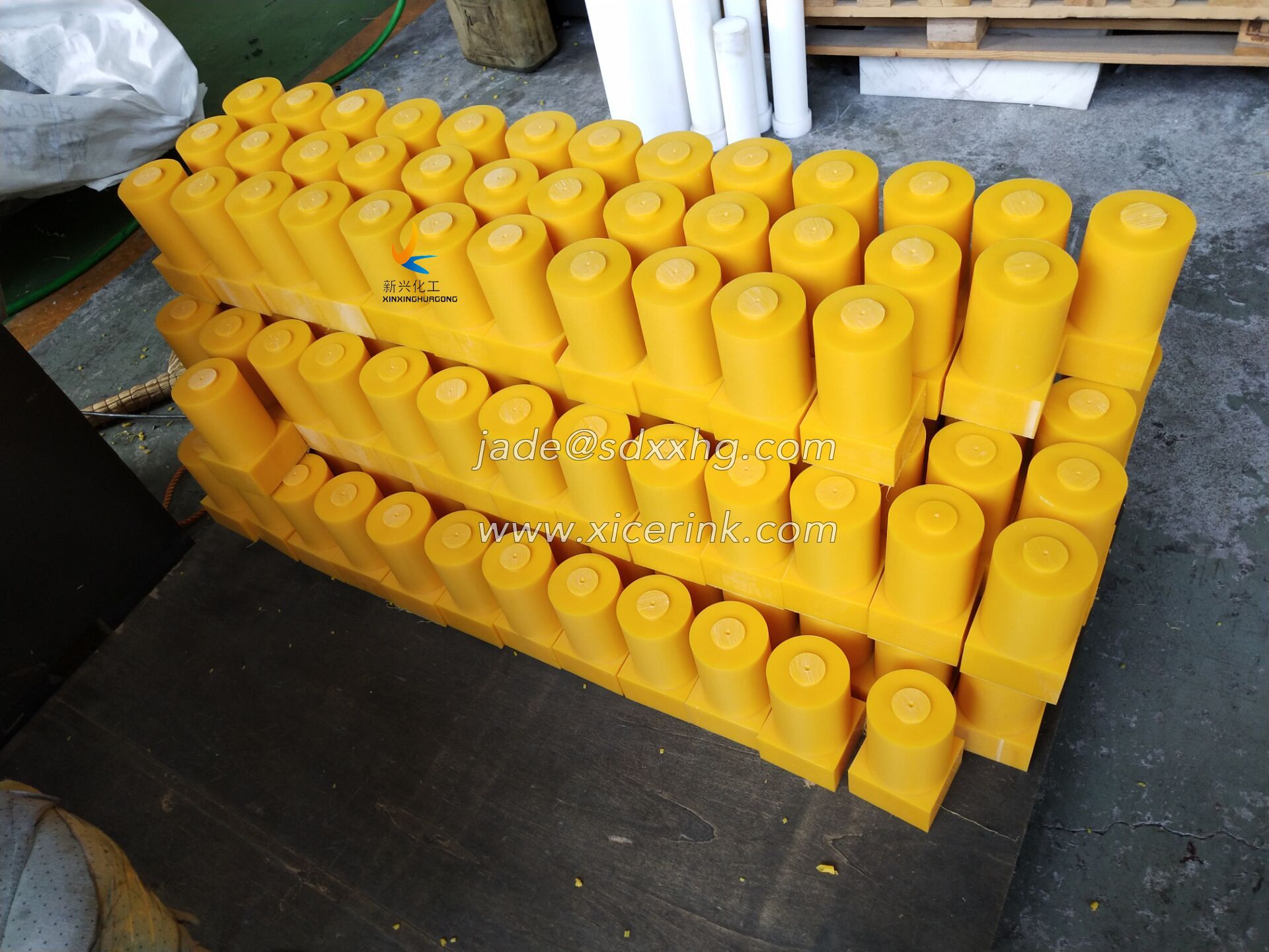 DISK TYPE SUPPORT UHMWPE ROLLER for Crane