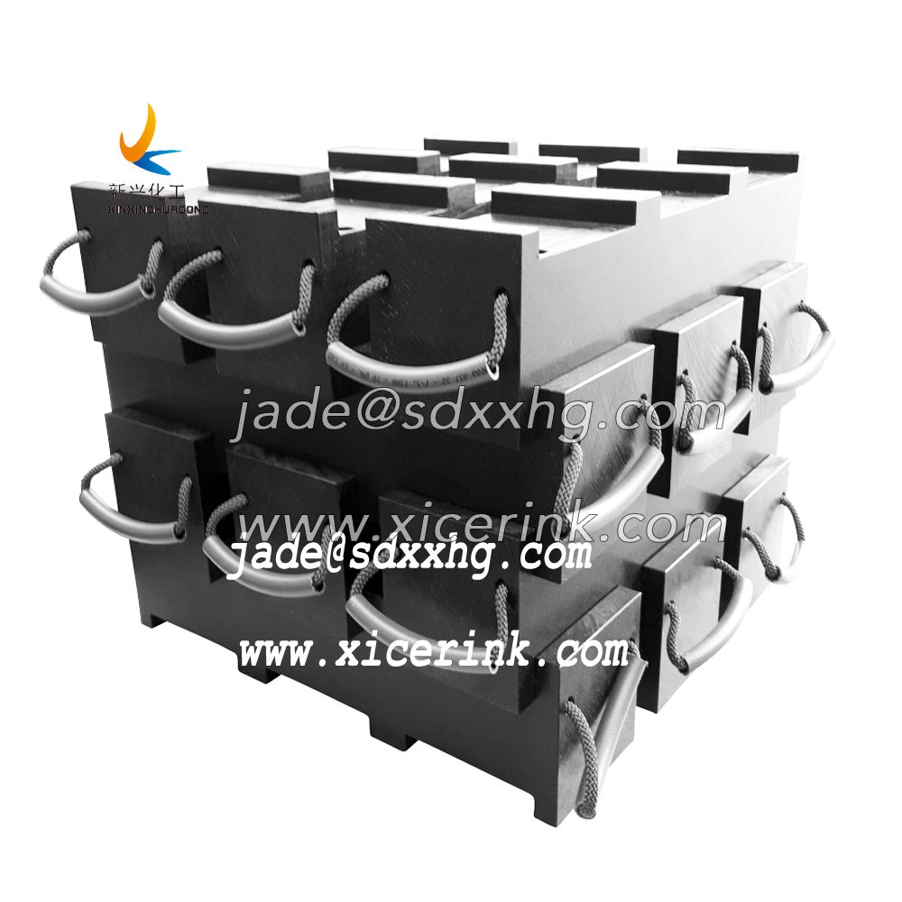 UHMWPE crane outrigger pads