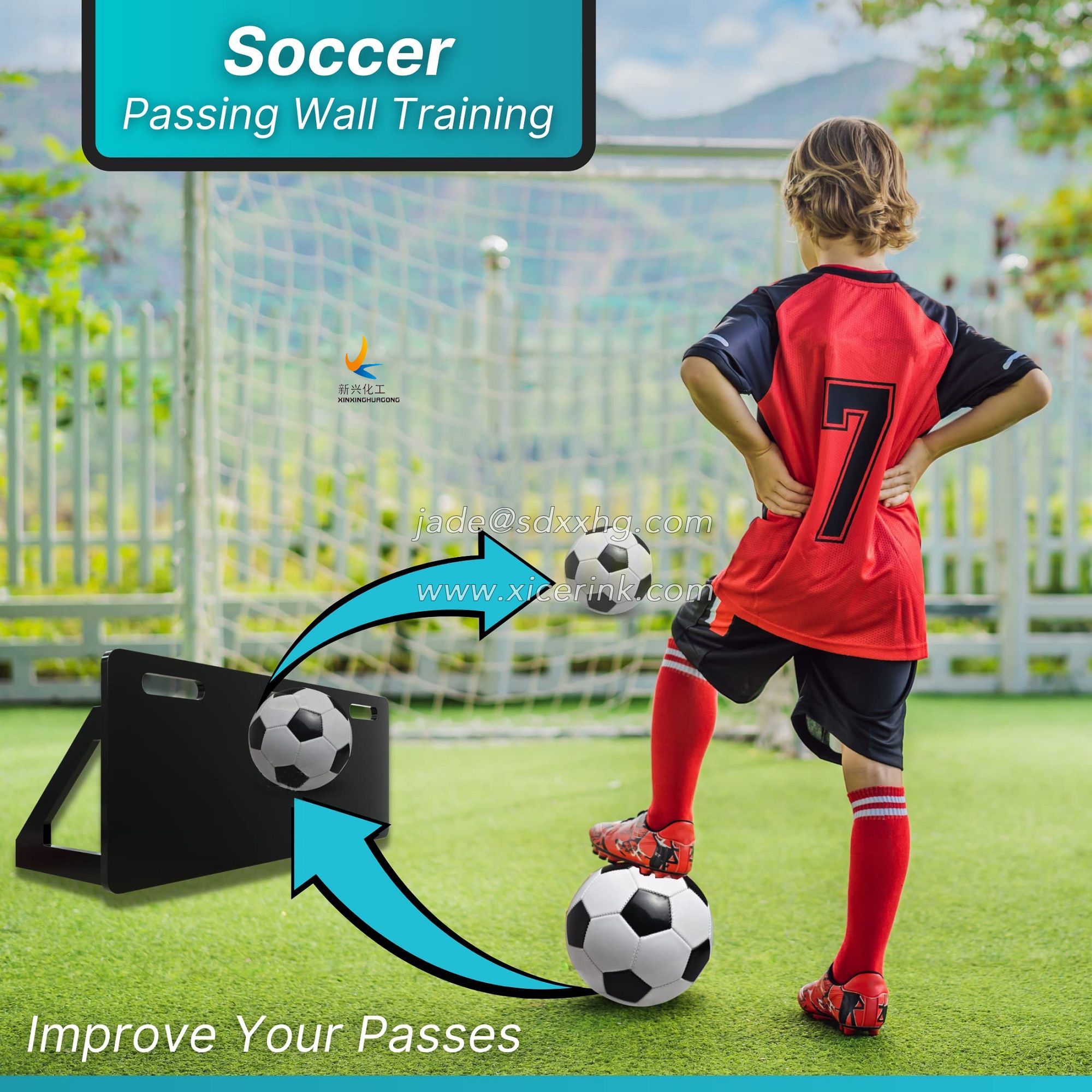Soccer Rebound Board Soccer Passing Accuracy Training Aid