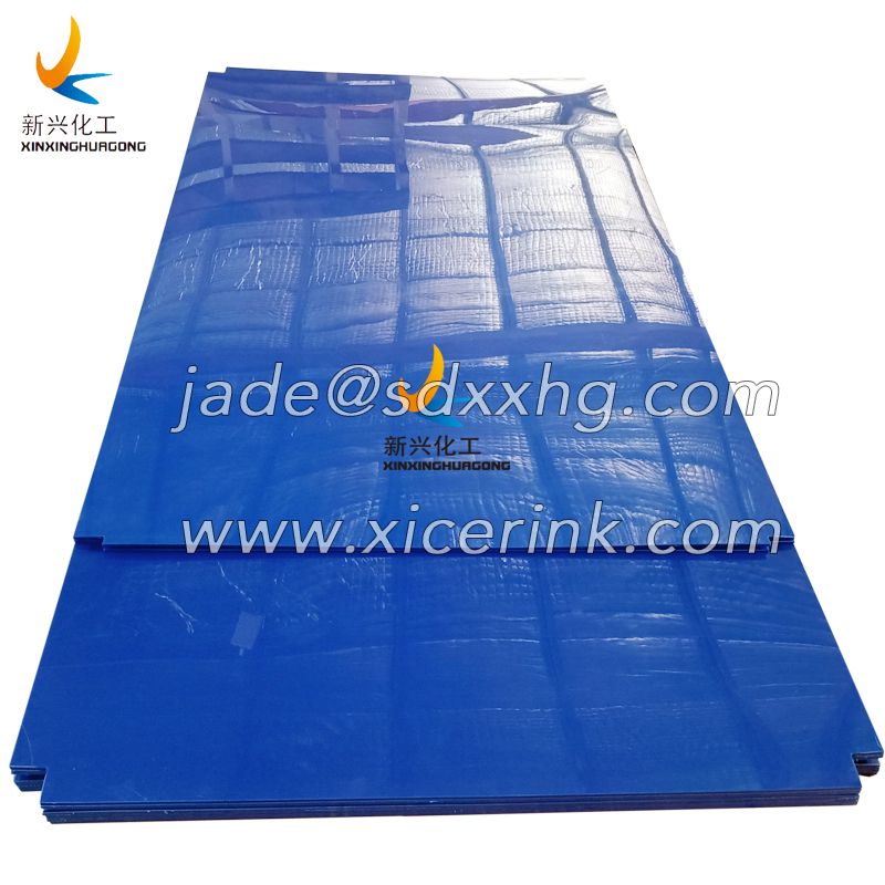 HDPE truck liner blue plastic plate for truck bed lining