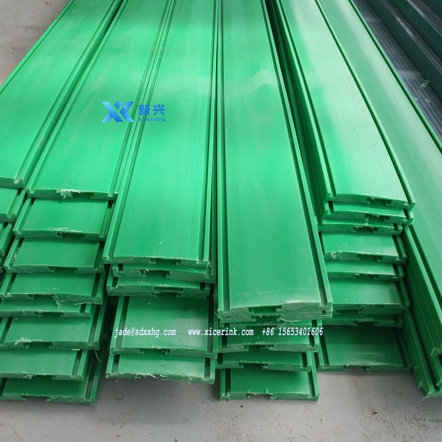 UHMWPE WEARSTRIP NECK GUIDE RAIL Chain Tracks and Guides