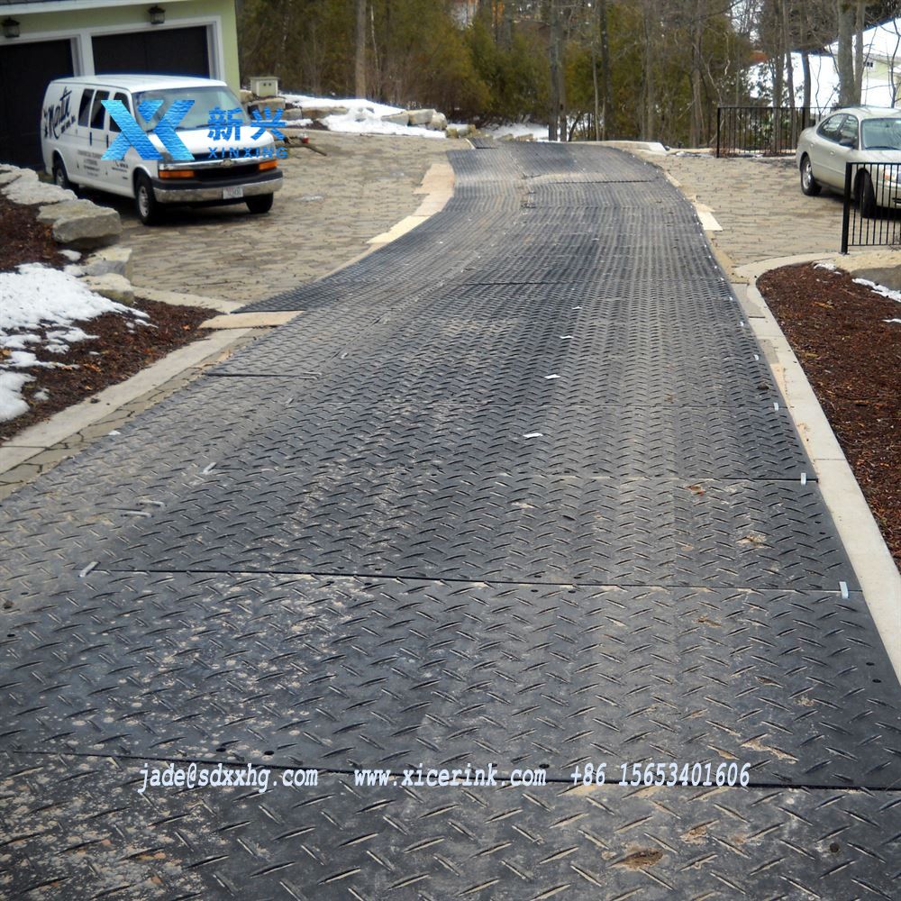4x8 ft ground protection mats pe plastic trackway panel