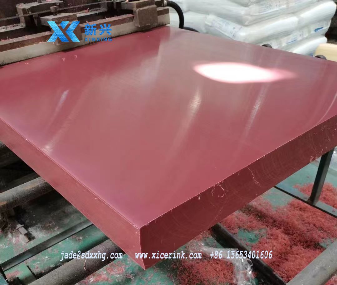 25mm 50mm High quality PP Plastic Cutting board for hydraulic swing arm cutting machine