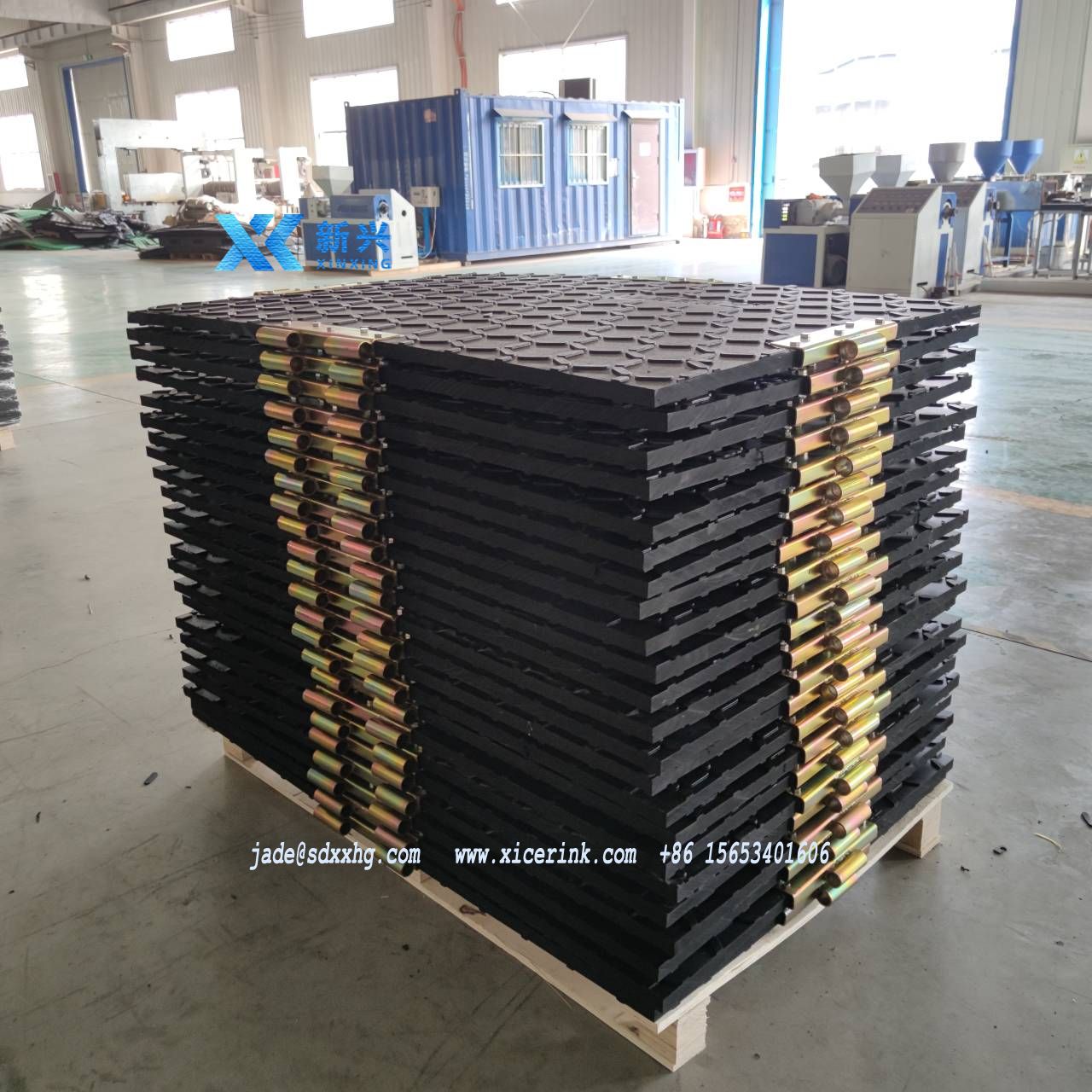 heavy duty 4x8 plastic uhmwpe hdpe temporary construct excavator road mats swamp ground floor mat