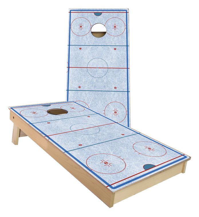 Hockey Ice Rink Cornhole Boards