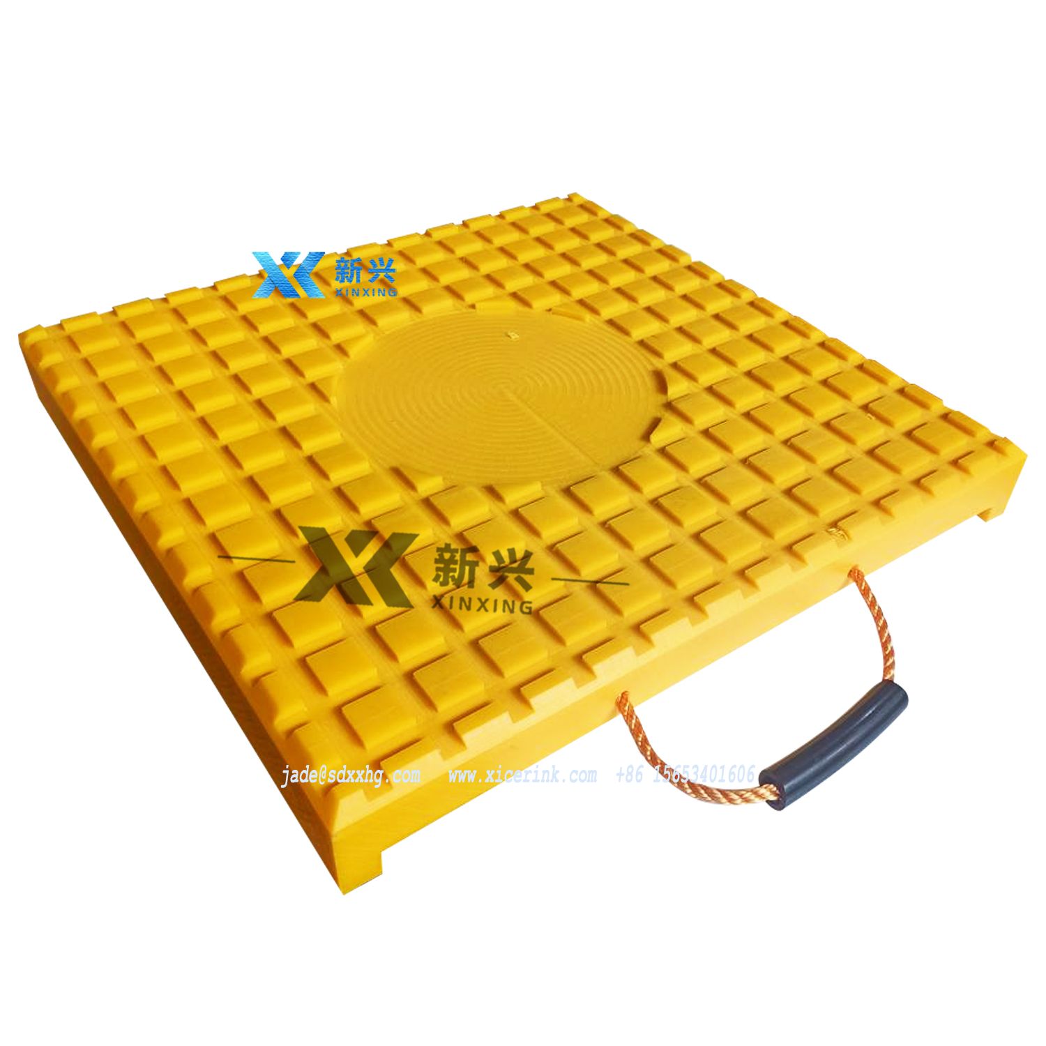 Portable outrigger pad Uhmwpe outrigger pad