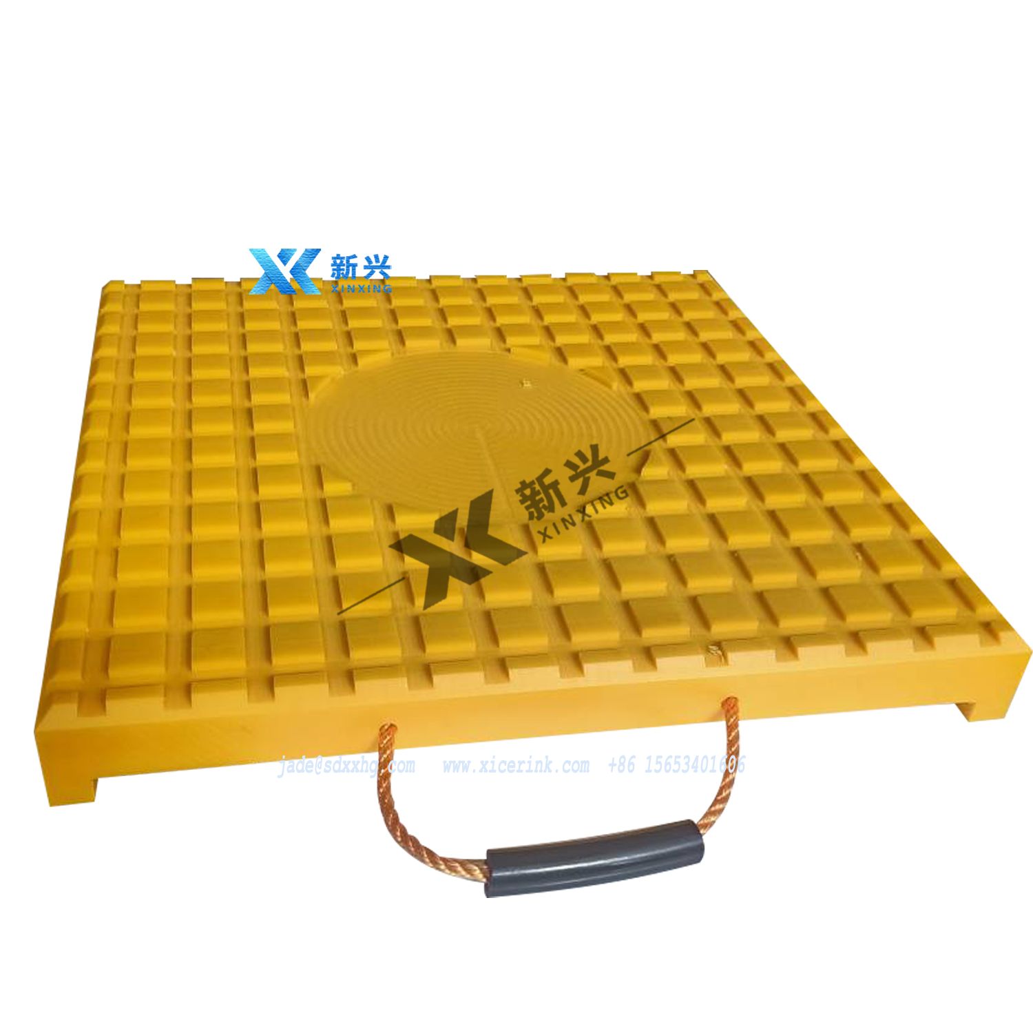 UHMW polyethylene outrigger pad Crane support pad