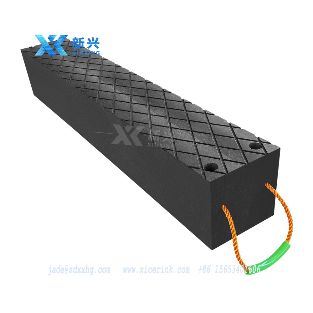 UHMWPE crane outrigger pads 1000x200x100mm