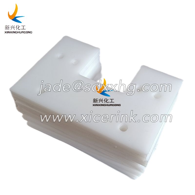 Blue UHMWPE Machine Parts Good Wear Resistance Block