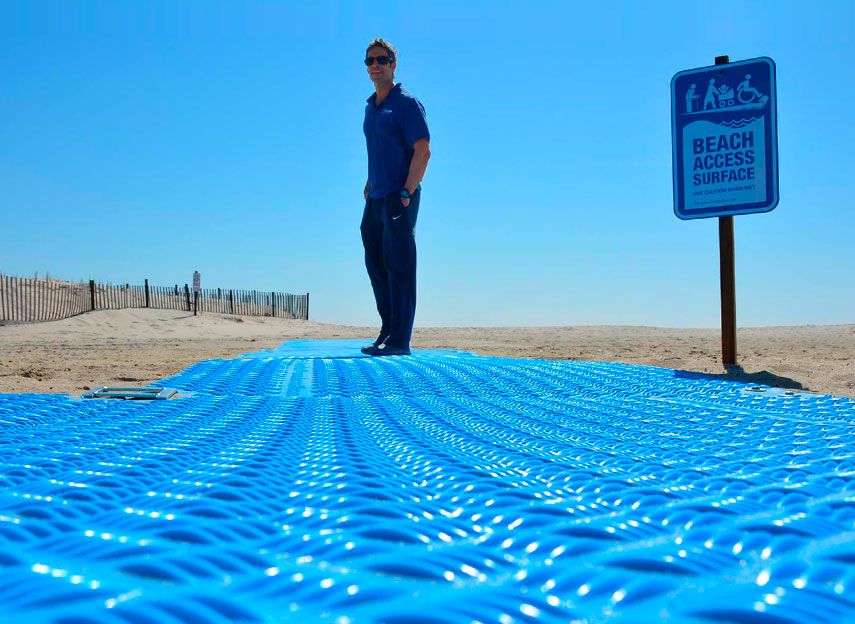 Beach Access Mat for Wheelchair