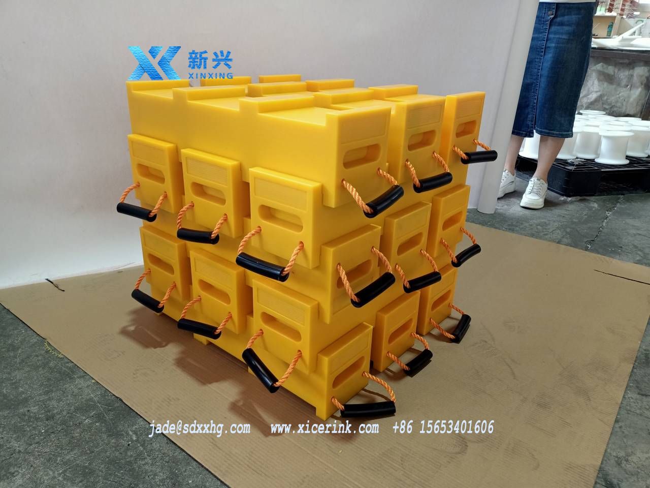 cribbing blocks for Ground Stabilization Stacking up