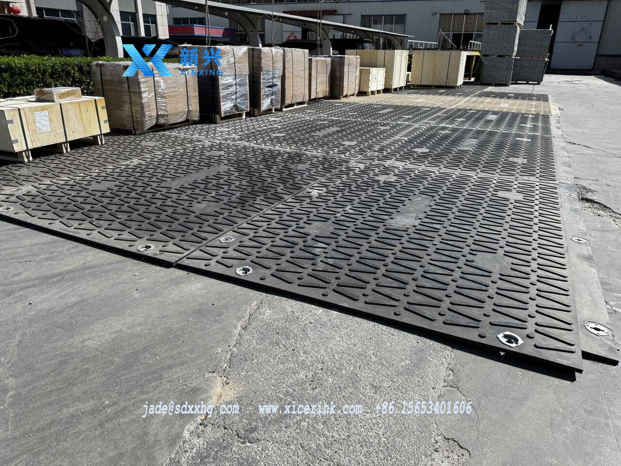 ground protection mats application